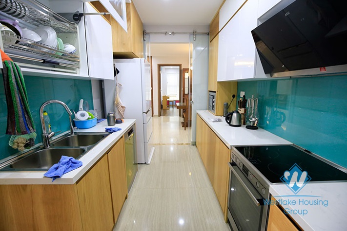 New and clean three bedrooms apartment for rent in L3 Ciputra, Ha Noi